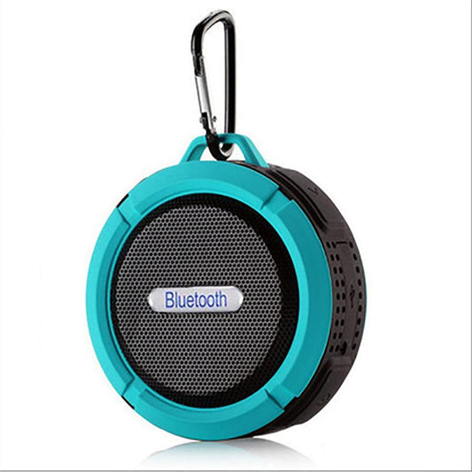Portable Waterproof Wireless Mini Bluetooth Music Speaker (Blue).