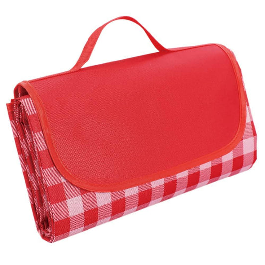 Large Waterproof Thickened Moisture-Proof Outdoor Camping Picnic Mat (Red).