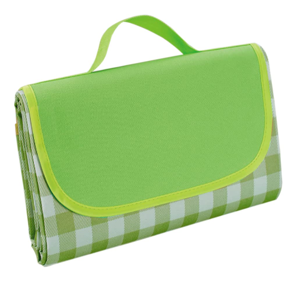 Large Waterproof Thickened Moisture-Proof Outdoor Camping Picnic Mat (Green).
