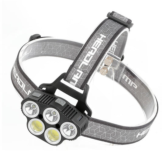 6 Modes LED Head Torch Induction Headlight Camping COB Infrared Strong Lights.