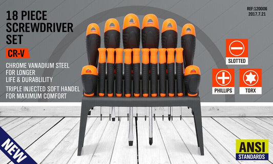 18Pc Precision Screwdriver Set MagneticTorx Screw Driver Phone Repair PC Laptop.