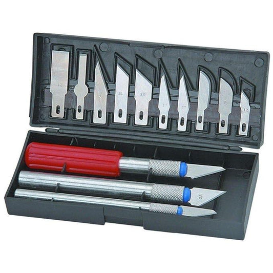 13Pc Durable Precision Knife Set Exacto Style Multi-function Hobby Knife Crafts.