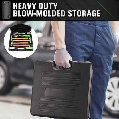 9-Piece Garden Tools Auto Body Hammer Dolly Set Car Body Dent Repair Tool Case.