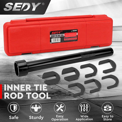 SEDY Inner Tie Rod Removal Tool Kit 1/2 Inch Drive Tube Inner Tie Rods Vehicle.