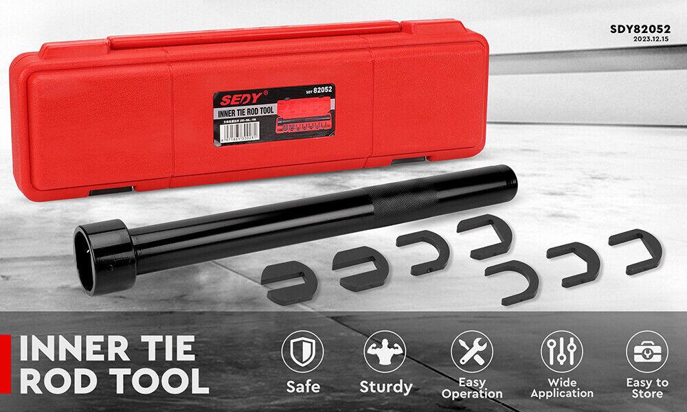 SEDY Inner Tie Rod Removal Tool Kit 1/2 Inch Drive Tube Inner Tie Rods Vehicle.