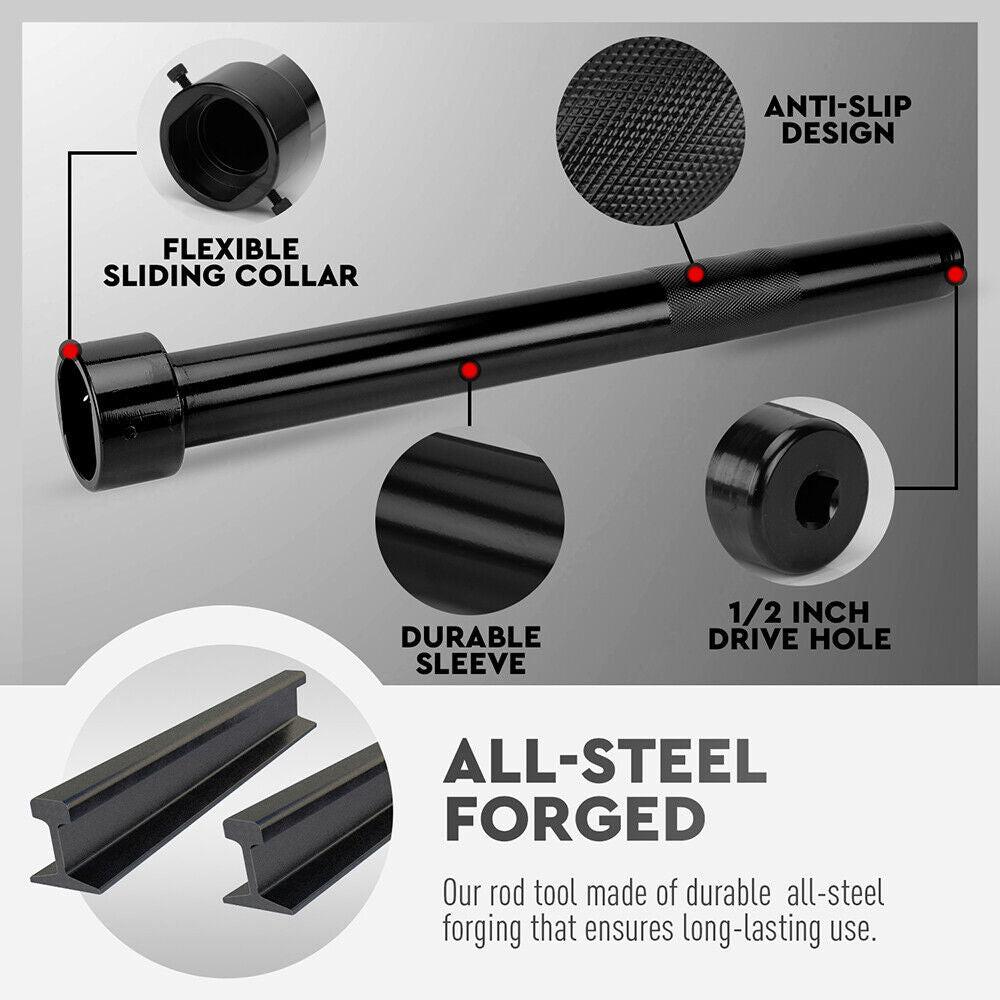 SEDY Inner Tie Rod Removal Tool Kit 1/2 Inch Drive Tube Inner Tie Rods Vehicle.