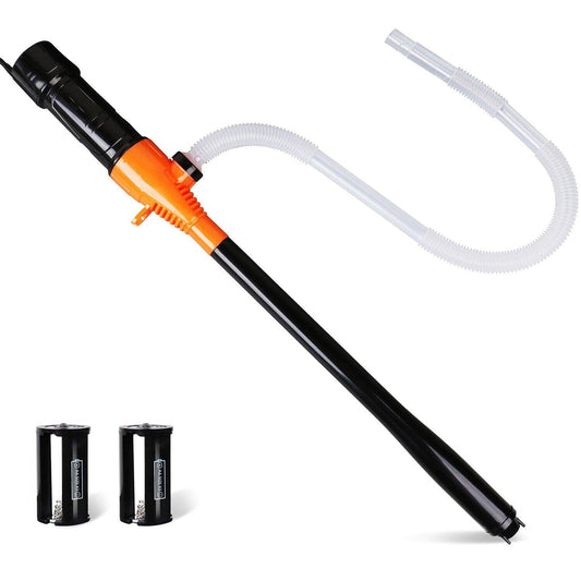 Electric Oil Extractor Pump, Battery Power Fluid Extractors for Water Fuel Oil Pumping with Flexible Hose.