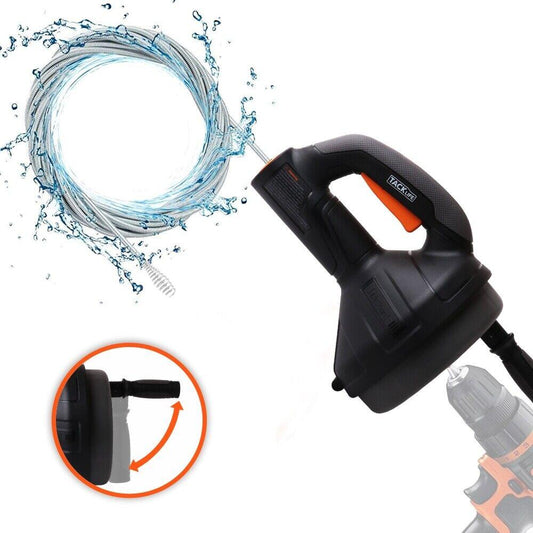 Drain Auger Drain Cleaner Unblocker Auger Sewage Pipe Cleaning Plumbing Tool.