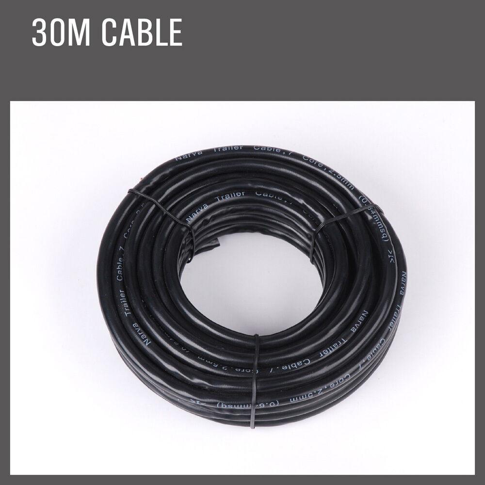 30M x 5 Core Wire Cable Trailer Cable Automotive Boat Caravan Truck Coil V90 PVC.