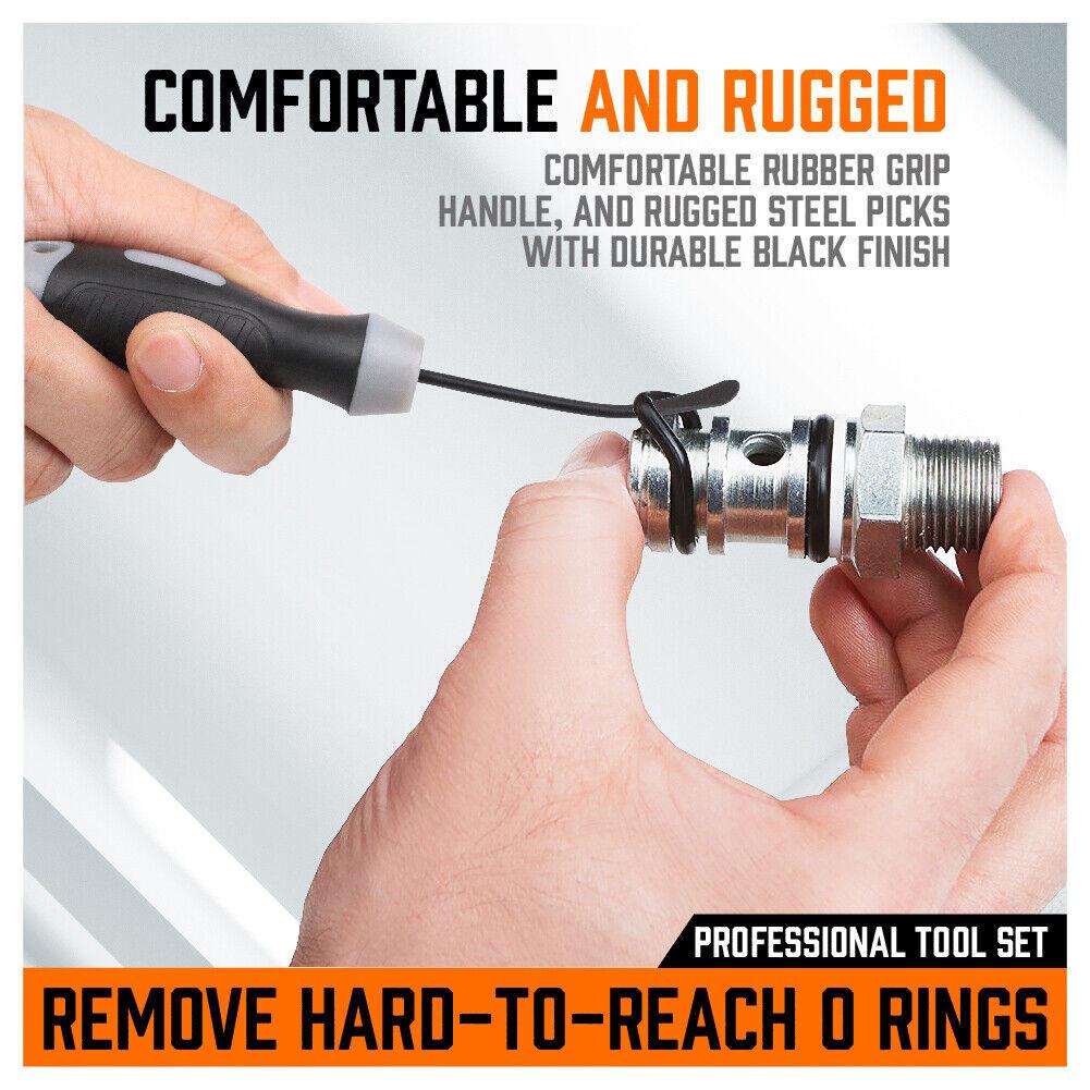 4Pc Seal & O-Ring Removal Set Spoon Tip Removing Heavy Grip Handle Auto Tools.