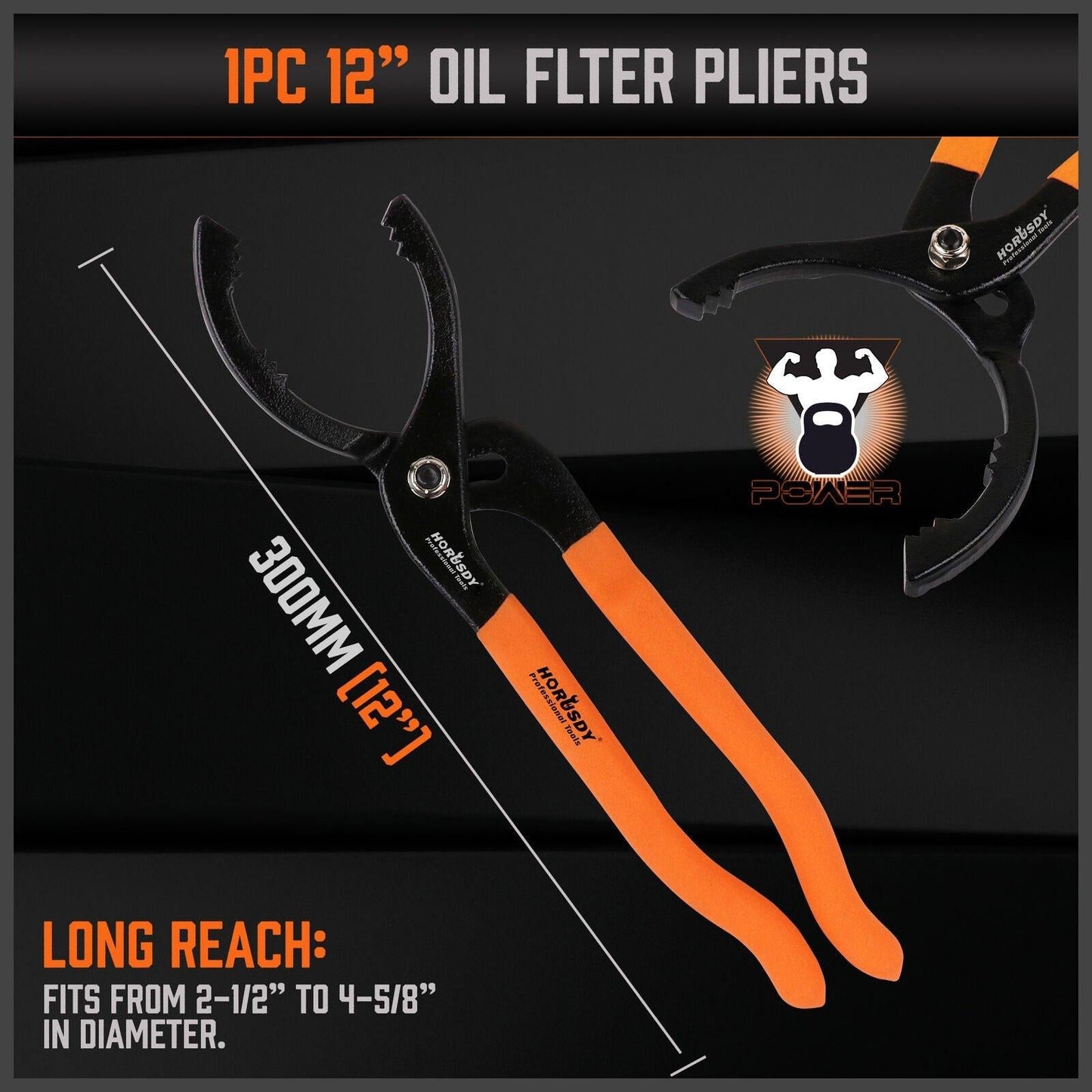 5Pc Oil Filter Wrench Set Swivel Grip Steel Belt Spanner Universal Filter Remove.