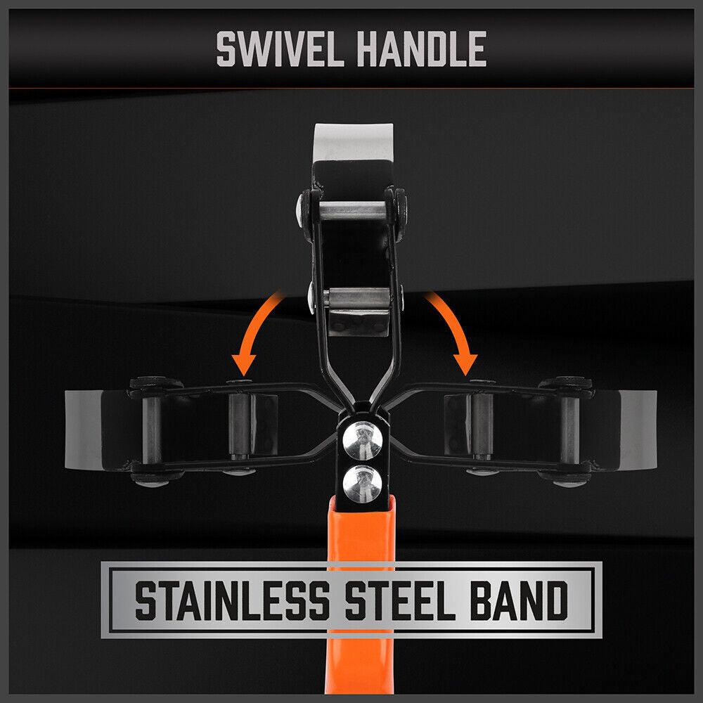 5Pc Oil Filter Wrench Set Swivel Grip Steel Belt Spanner Universal Filter Remove.