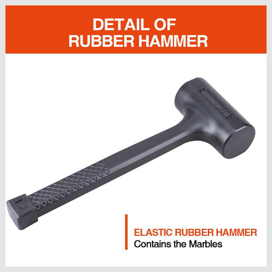 2LB Dead Blow Rubber Mallet Hammer Non Slip Soft Face Auto Car Repair NEW.