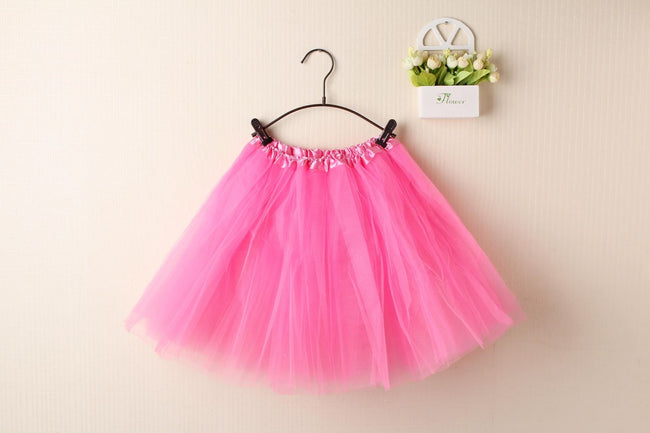New Adults Tulle Tutu Skirt Dressup Party Costume Ballet Womens Girls Dance Wear, Pink, Adults Hover Image