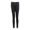 Womens Merino Wool Top Pants Thermal Leggings Long Johns Underwear Pajamas, Women's Leggings - Black, 14-16
