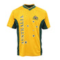 Adults Kids Men's Sports Soccer Rugby Jersy T Shirt Australia Day Polo Souvenir, Gold, M.