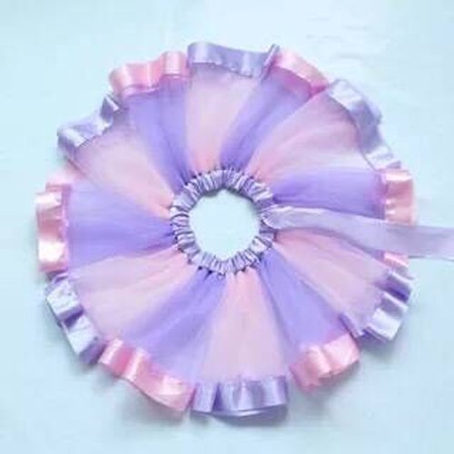 New Adults Tulle Tutu Skirt Dressup Party Costume Ballet Womens Girls Dance Wear, Pink Rainbow, Adults Hover Image