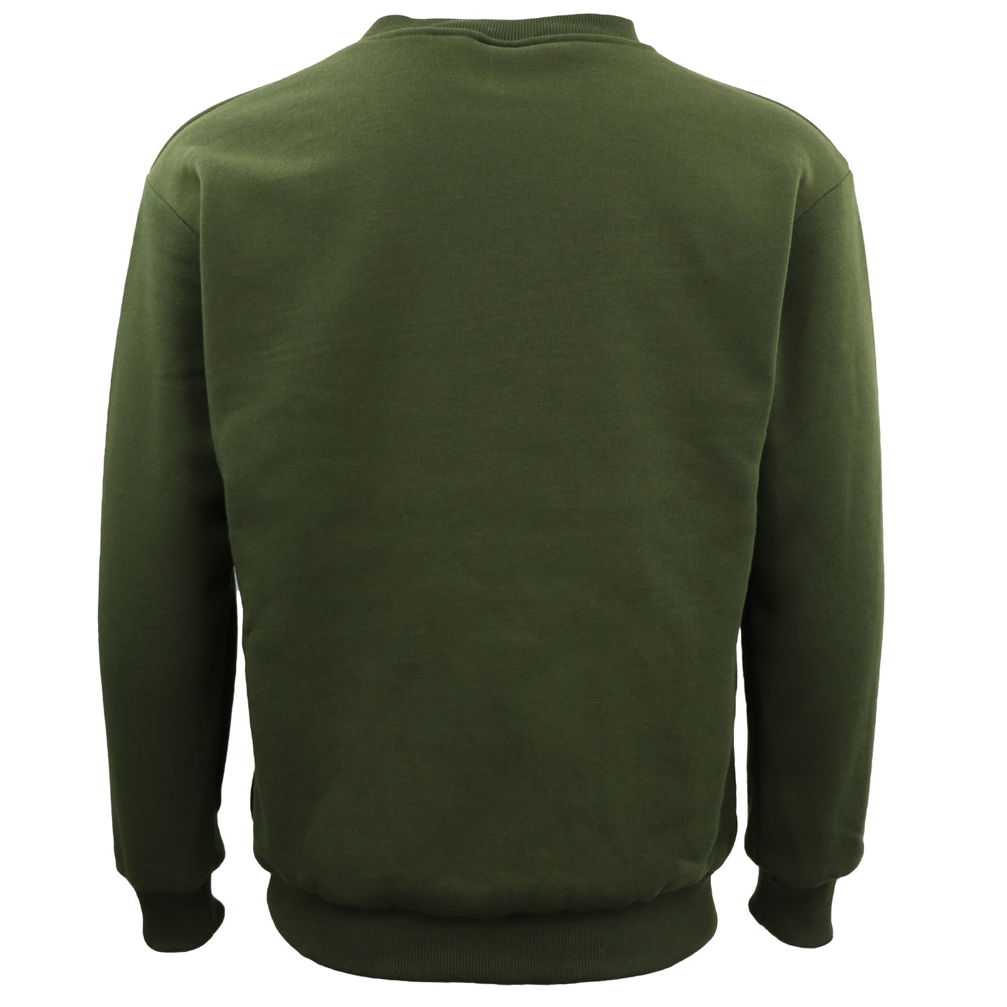 New Adult Unisex Plain Pullover Fleece Jumper Mens Long Sleeve Crew Neck Sweater, Grey, 6XL