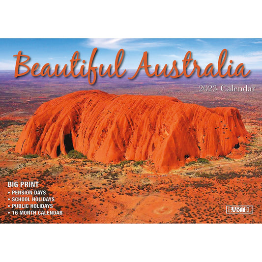 Beautiful Australia 2023 Rectangle Wall Calendar 16 Months Planner New Year Gift.