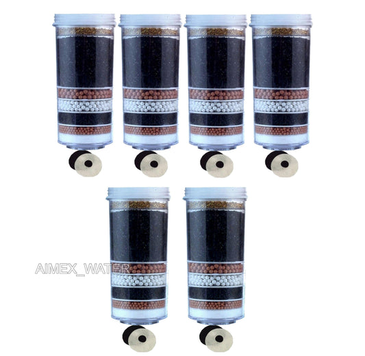 Aimex 8 Stage Water Filter Cartridges x 6.