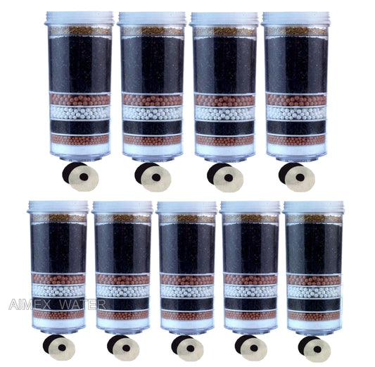 Aimex 8 Stage Water Filter Cartridges x 9.