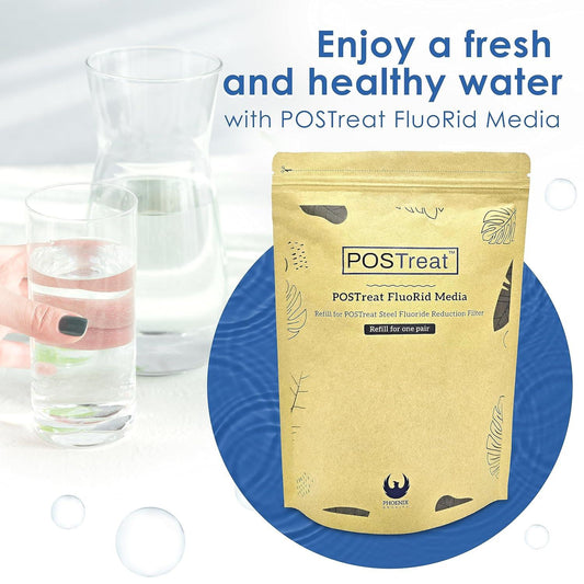 POSTreat FluoRid Media Refill -Fluoride Filter Media-Phoenix Gravity.