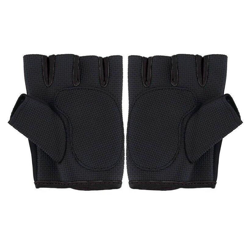 L Size Aolikes Sports Gloves Weight Lifting Exercise Training Workout Bike Riding - Black+Pink.