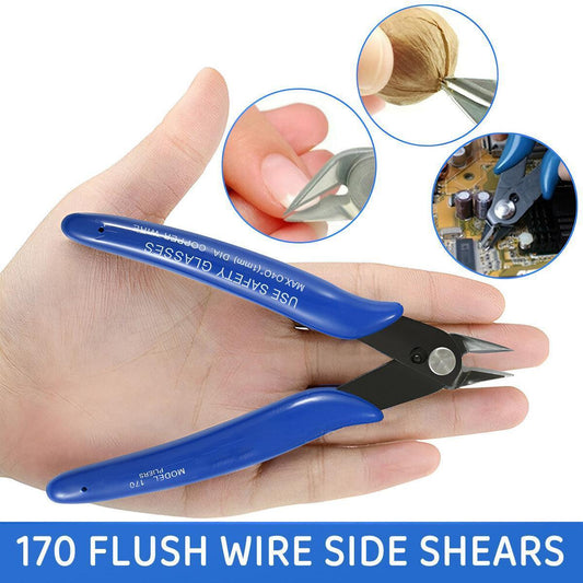 Model 170 Flush Wire Side Shears Cutters Pliers Rba Rda Tool.