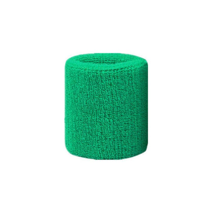 Sport Cotton Wristband Wrist Band Sweatband Sweat Training Tennis Gym Yoga - Grey