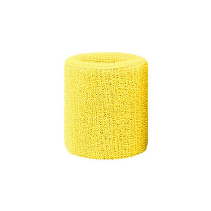 Sport Cotton Wristband Wrist Band Sweatband Sweat Training Tennis Gym Yoga - Grey