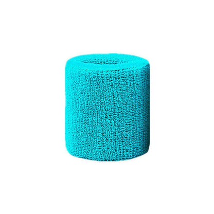 Sport Cotton Wristband Wrist Band Sweatband Sweat Training Tennis Gym Yoga - Grey