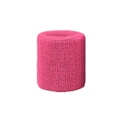 Sport Cotton Wristband Wrist Band Sweatband Sweat Training Tennis Gym Yoga - Grey