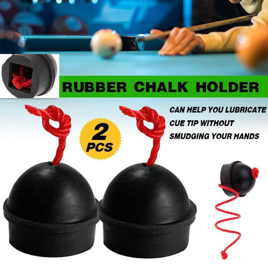 2PCS Rubber Chalk Holder for Billiard Pool Snooker Table Cue Stick Club AU STOCK.