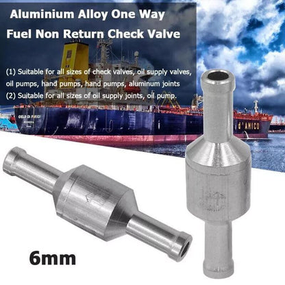 2X 6/8/10/12Mm One Way Non Return Check Valve Air Fuel Petrol Diesel Oil Vacuum - 12MM.