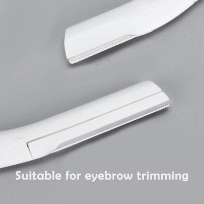 3Pcs Eyebrow Razor Set Facial Hair Remover Dermaplaning Shaving Tool Kit - Clear eyebrow razor*3