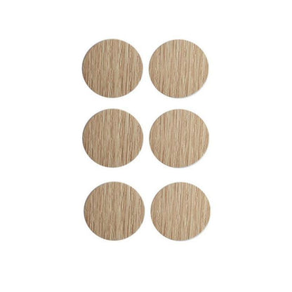 54 X Self Adhesive Decorative Screw Cover Caps Holes Cams Furniture Kitchen 20mm - PC 003