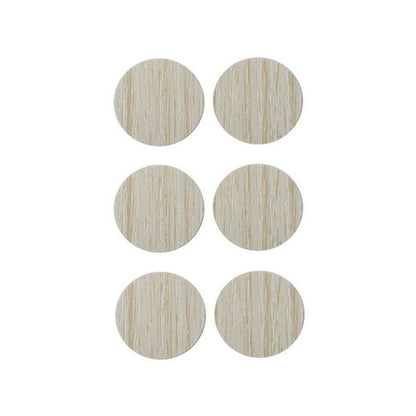 54 X Self Adhesive Decorative Screw Cover Caps Holes Cams Furniture Kitchen 20mm - PC 003