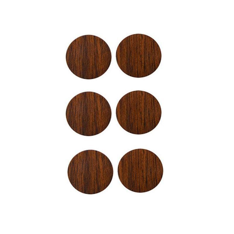 54 X Self Adhesive Decorative Screw Cover Caps Holes Cams Furniture Kitchen 20mm - PC 003