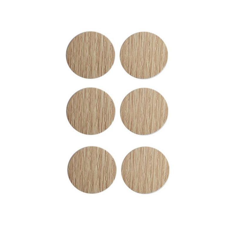 54 X Self Adhesive Decorative Screw Cover Caps Holes Cams Furniture Kitchen 20mm - PC 173