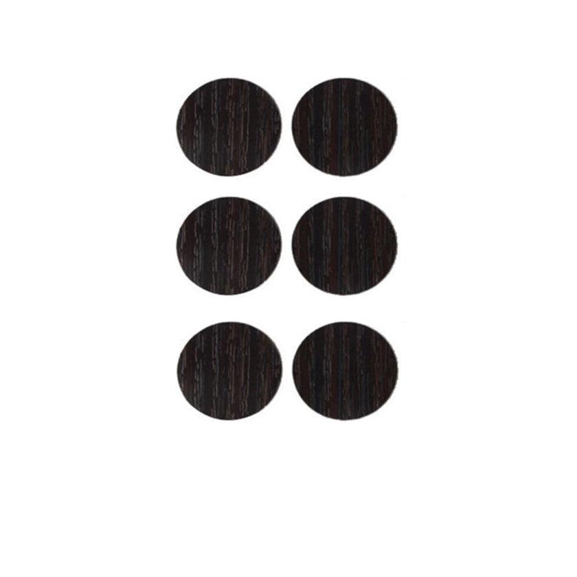 54 X Self Adhesive Decorative Screw Cover Caps Holes Cams Furniture Kitchen 20mm - PC 173