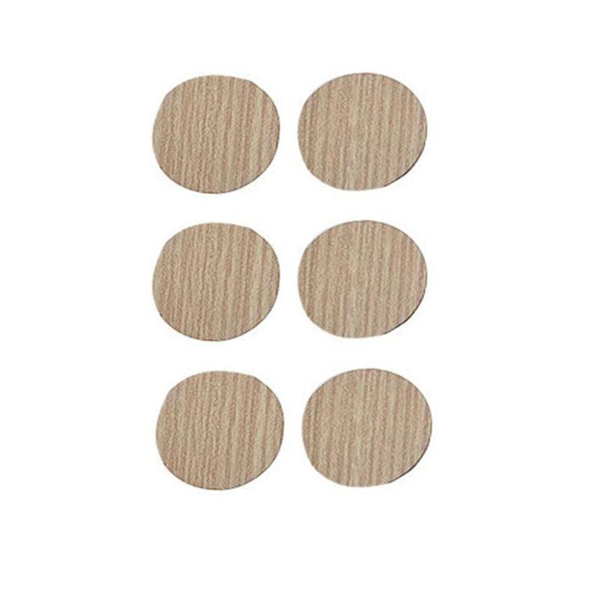 54 X Self Adhesive Decorative Screw Cover Caps Holes Cams Furniture Kitchen 20mm - PC 173