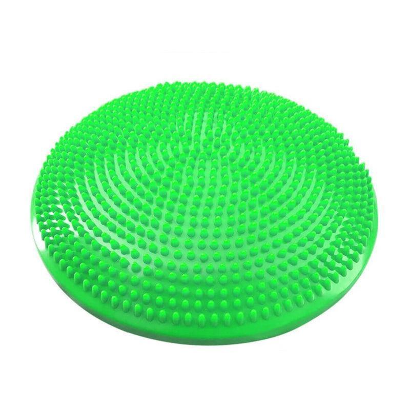 Balance Stability Cushion Wobble Air Disc Ankle Knee Strength Rehab Exercise - Black.