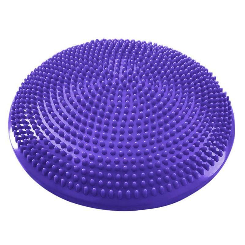 Balance Stability Cushion Wobble Air Disc Ankle Knee Strength Rehab Exercise - Black.