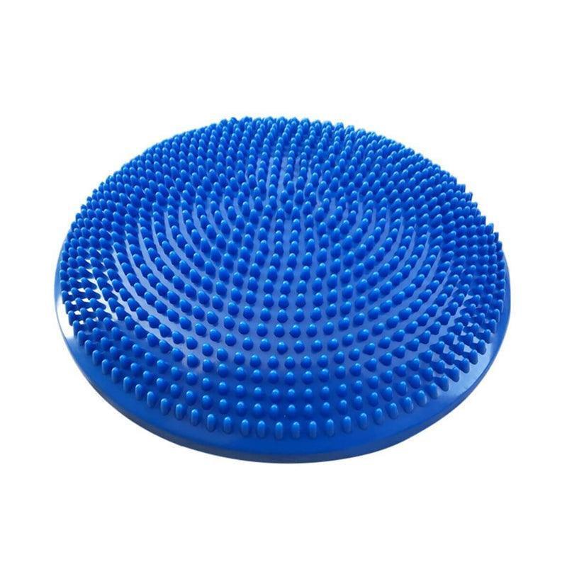Balance Stability Cushion Wobble Air Disc Ankle Knee Strength Rehab Exercise - Black.