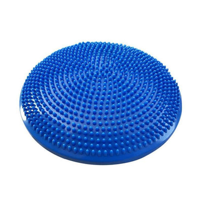 Balance Stability Cushion Wobble Air Disc Ankle Knee Strength Rehab Exercise - Black.