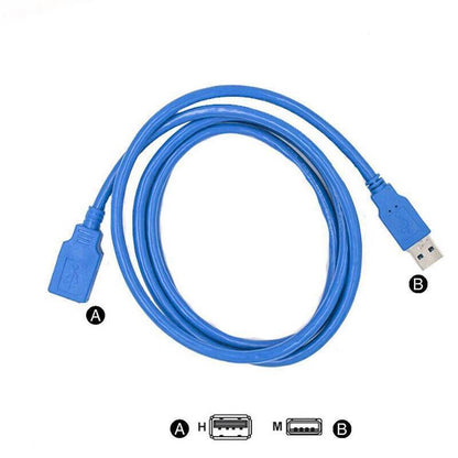 Super speed Usb 3.0 Male To Female Data Cable Extension Cord For Laptop Pc Camera - 1M.