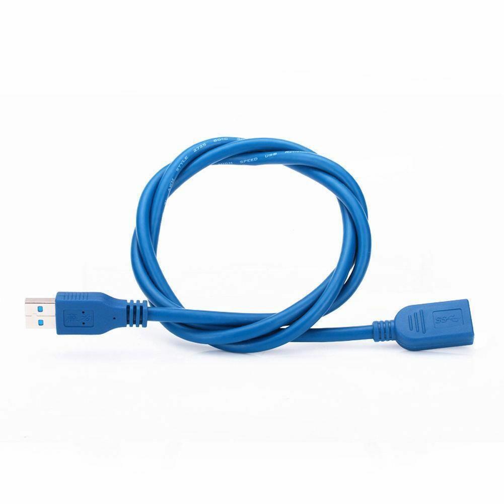 Super speed Usb 3.0 Male To Female Data Cable Extension Cord For Laptop Pc Camera - 1M.
