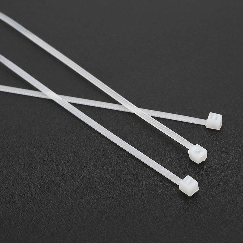 250-1000X Cable Ties Zip Ties Nylon Uv Stabilised Bulk White Clear Cable Tie - 4*150mm 500 PCS.