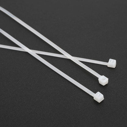 250-1000X Cable Ties Zip Ties Nylon Uv Stabilised Bulk White Clear Cable Tie - 4*150mm 500 PCS.