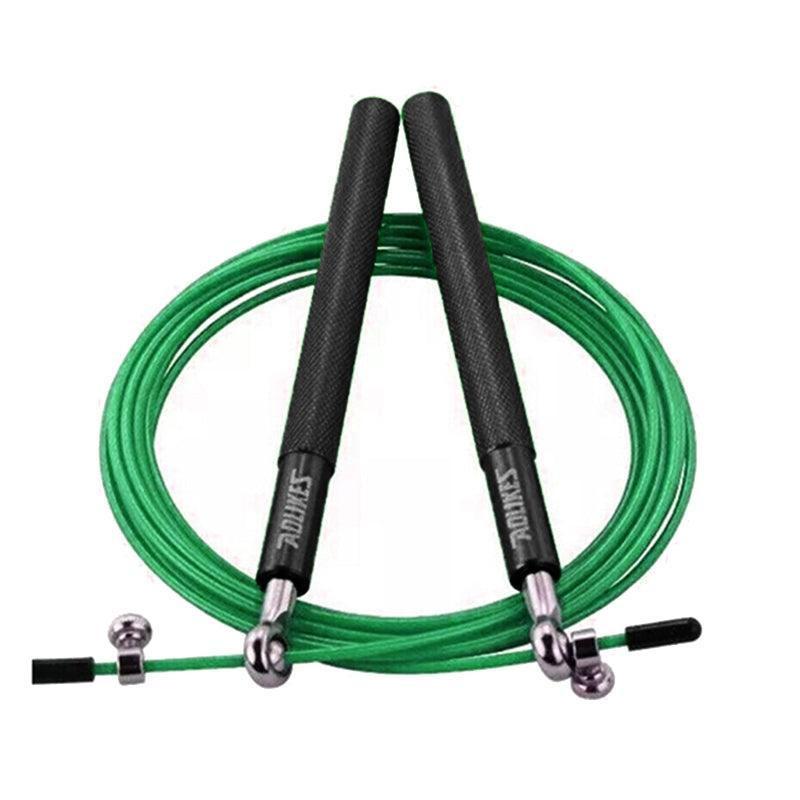 Aolikes Adjustable High Speed Steel Skipping Jump Rope Dual Bearings Gym Boxing - Blue.